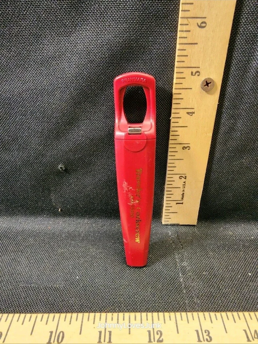 Vintage Travelers Cork Screw Wine Opener Used